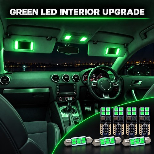 Green interior led bulb kit - led,