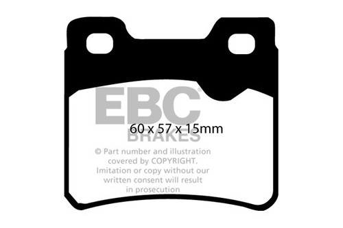 Ebc yellowstuff rear brake - rear,